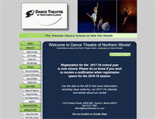 Tablet Screenshot of dancetheatre-ni.com